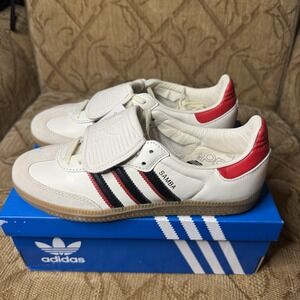 Adidas Samba LT White Black Better Scarlet Men's Size 6.5‎ JQ5124